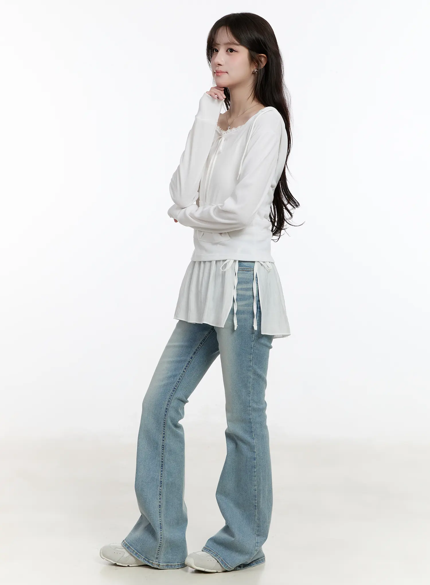 Layered Wrap Mini Skirt CM505 - Image 6