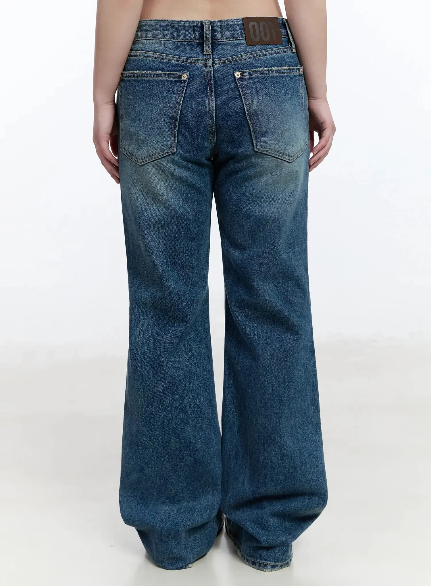 Layia Loose-Fit Flared Bootcut Jeans IM513 - Image 12