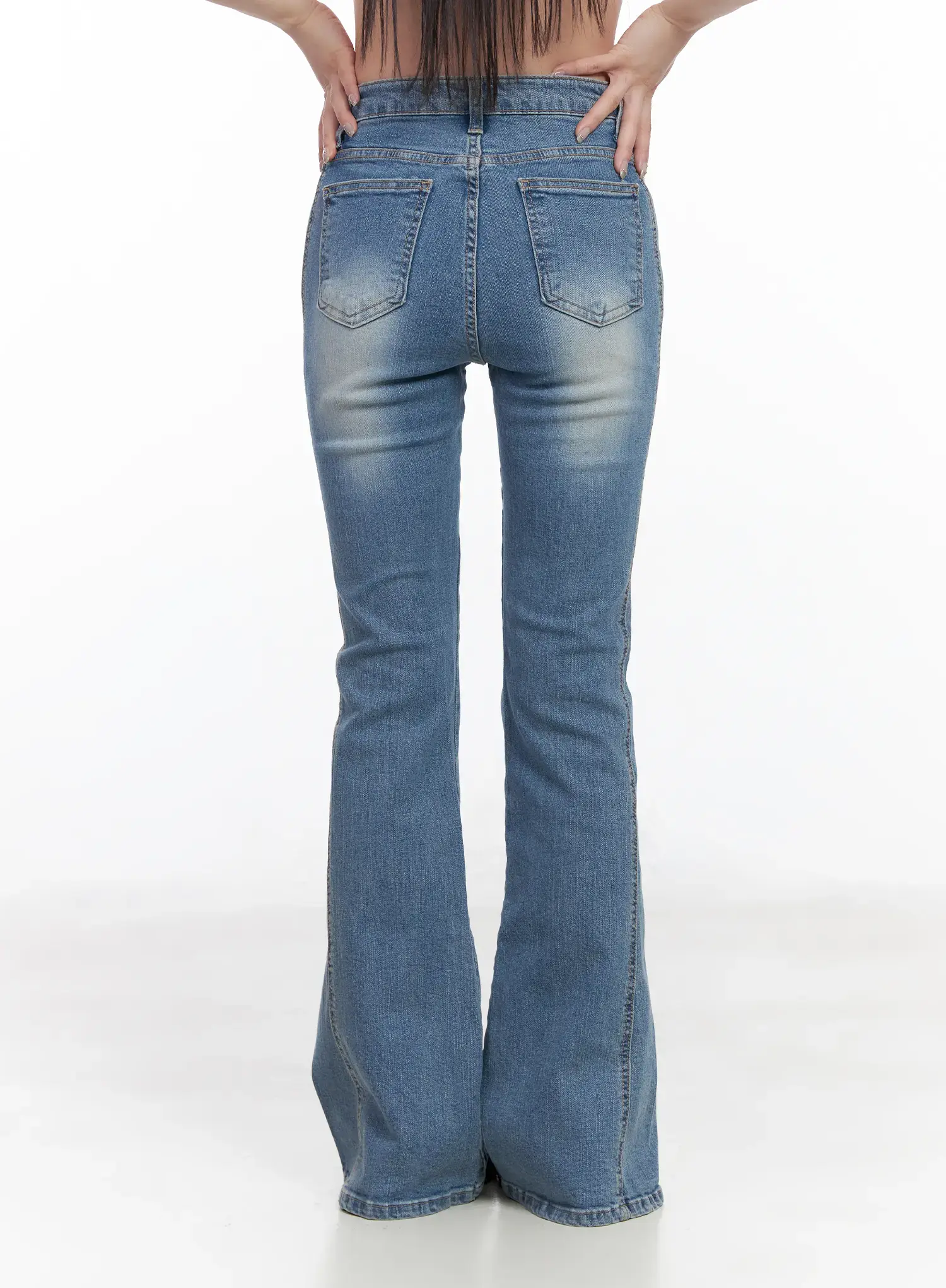 Lennox Washed Bootcut Jeans CF523 - Image 6
