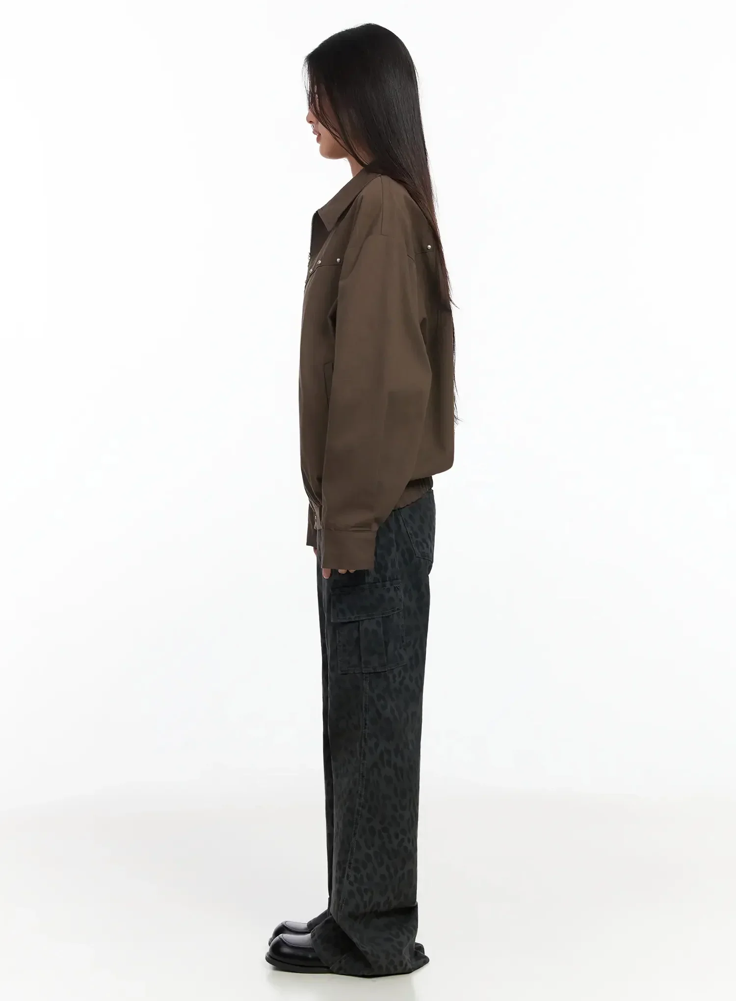 Leopard Print Flare Pants IA508 - Image 7