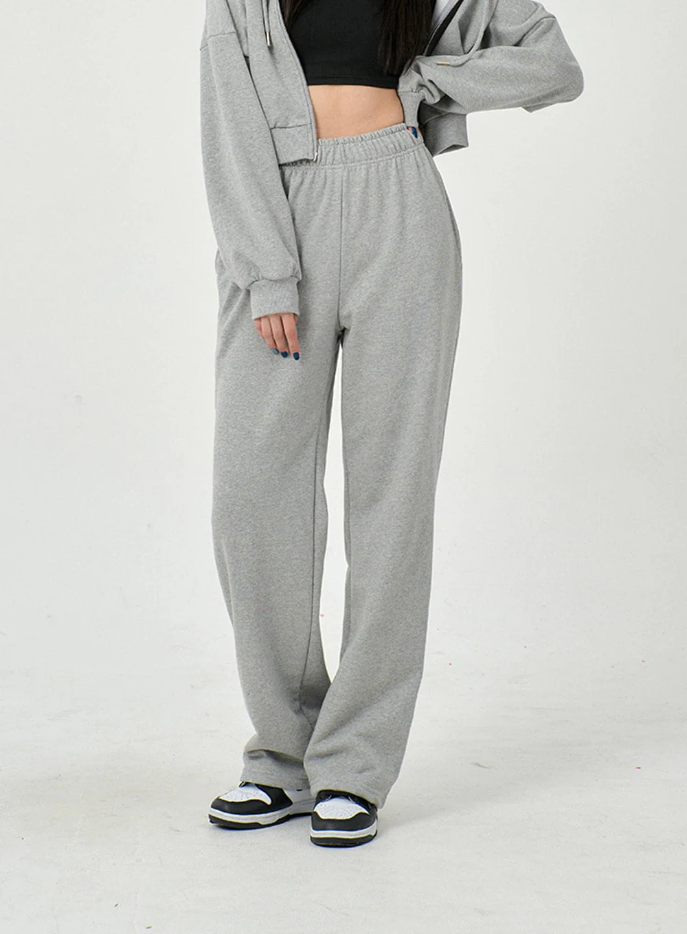 Lewkin Soft Basic Wide Training Pants C1210 - Image 2