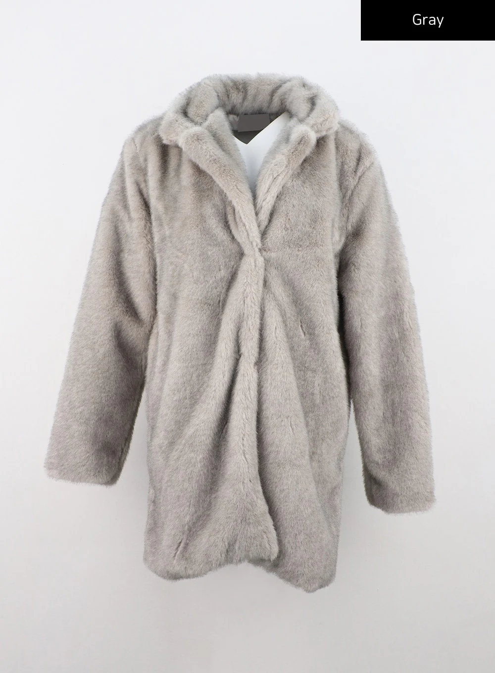 Long Sleeve Faux Fur Jacket CN303 - Image 11