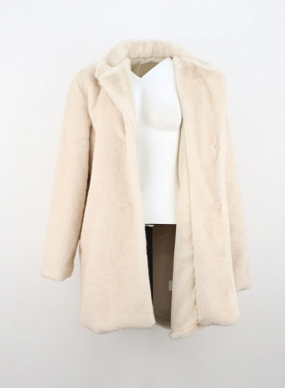 Long Sleeve Faux Fur Jacket CN303 - Image 9