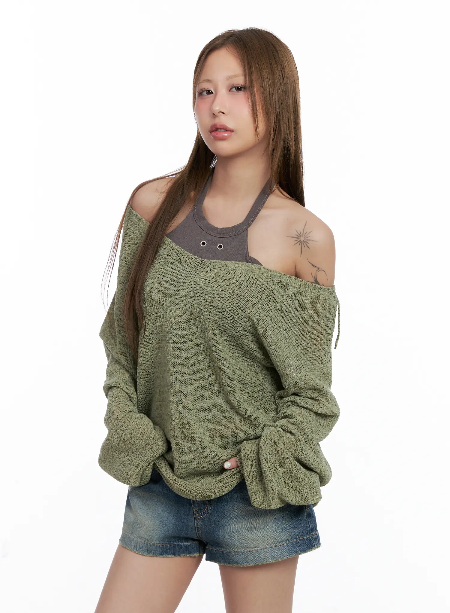 Loose-Fit String Summer Knit CL511 - Image 11