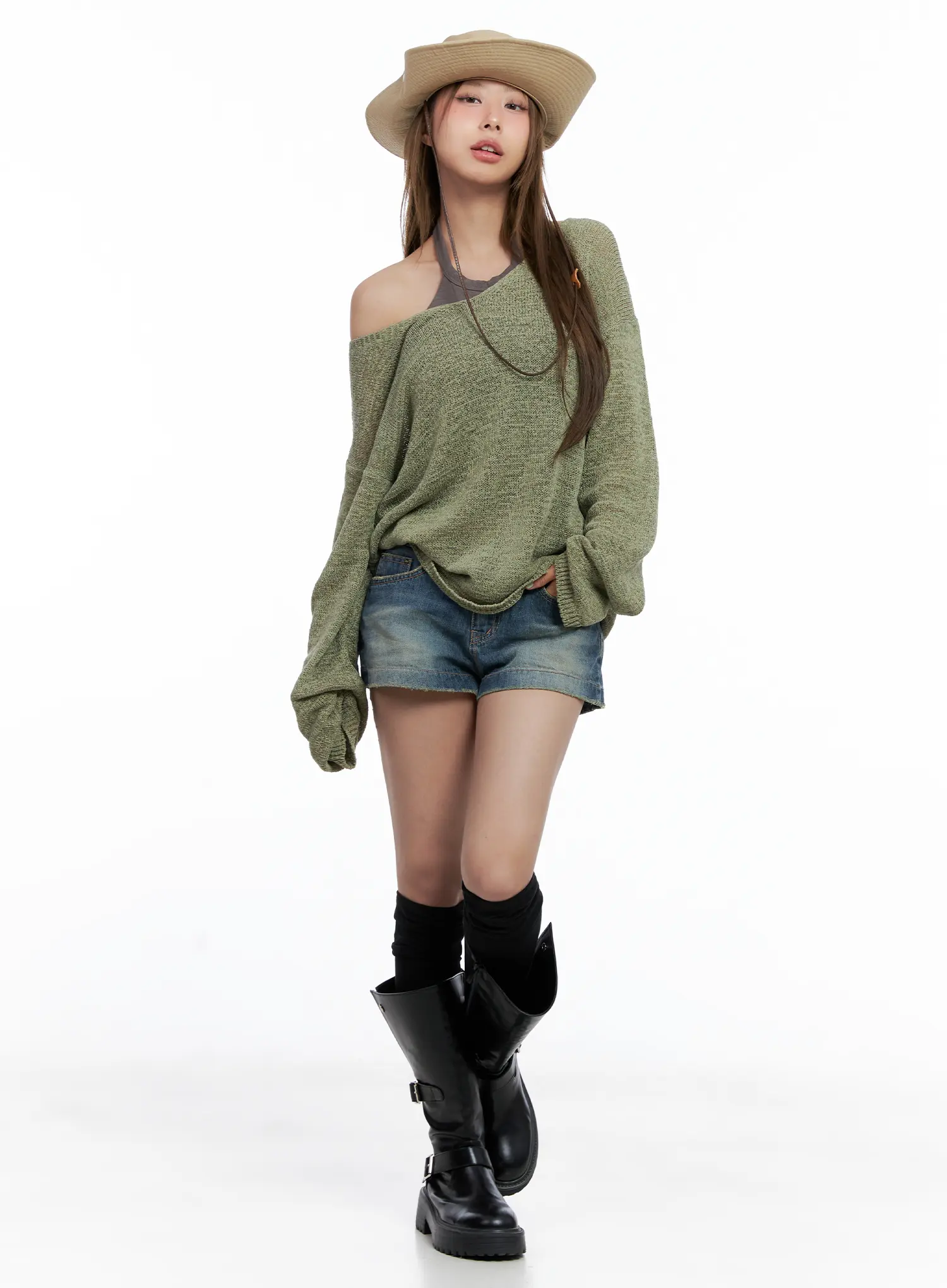 Loose-Fit String Summer Knit CL511 - Image 3