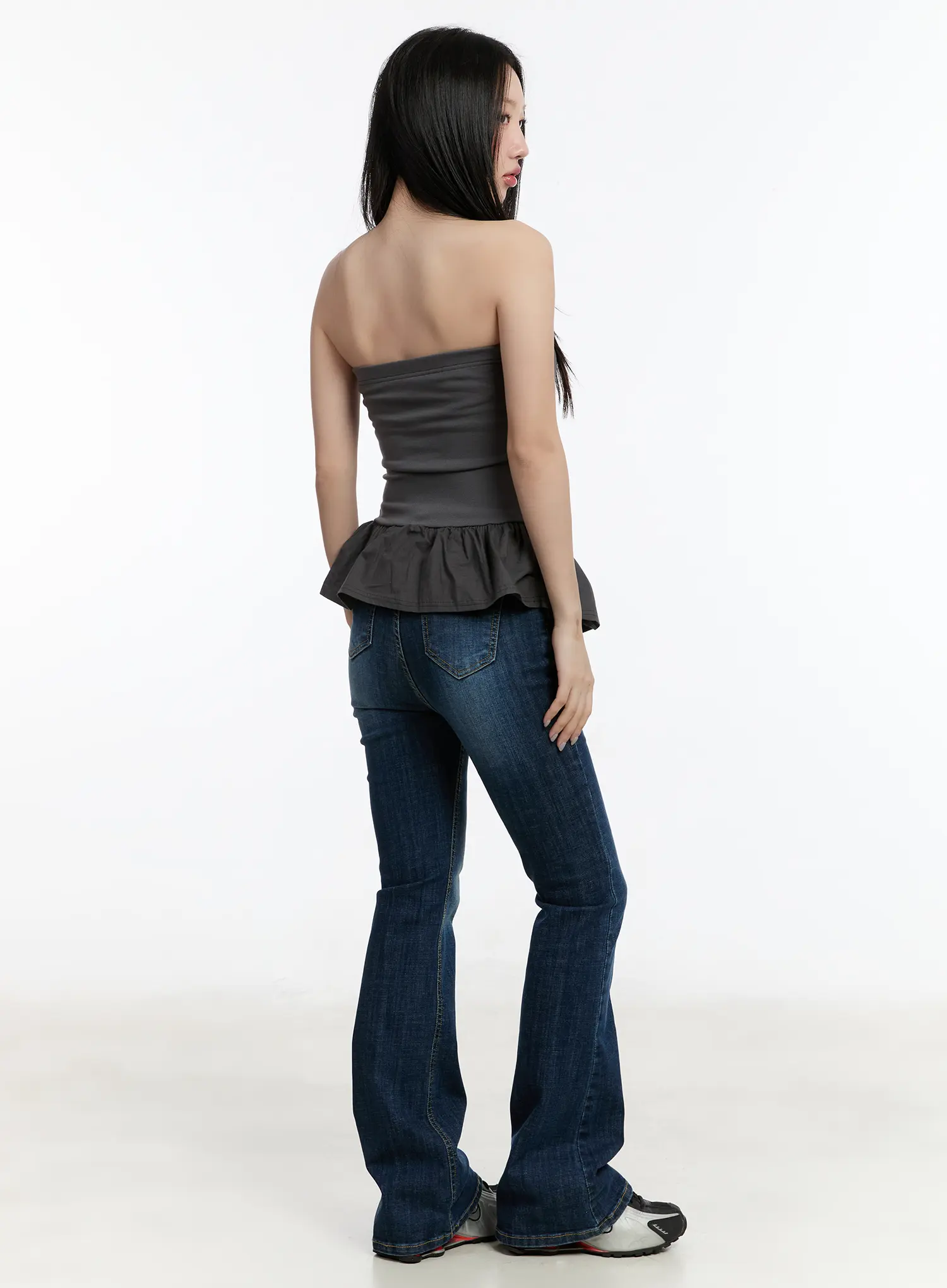 Love High Waist Bootcut Jeans CM511 - Image 7