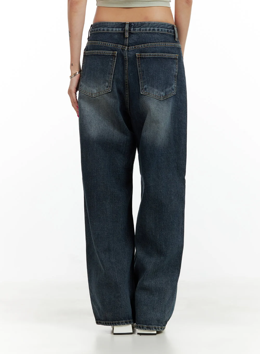 Low Rise Baggy Jeans CU417 - Image 5