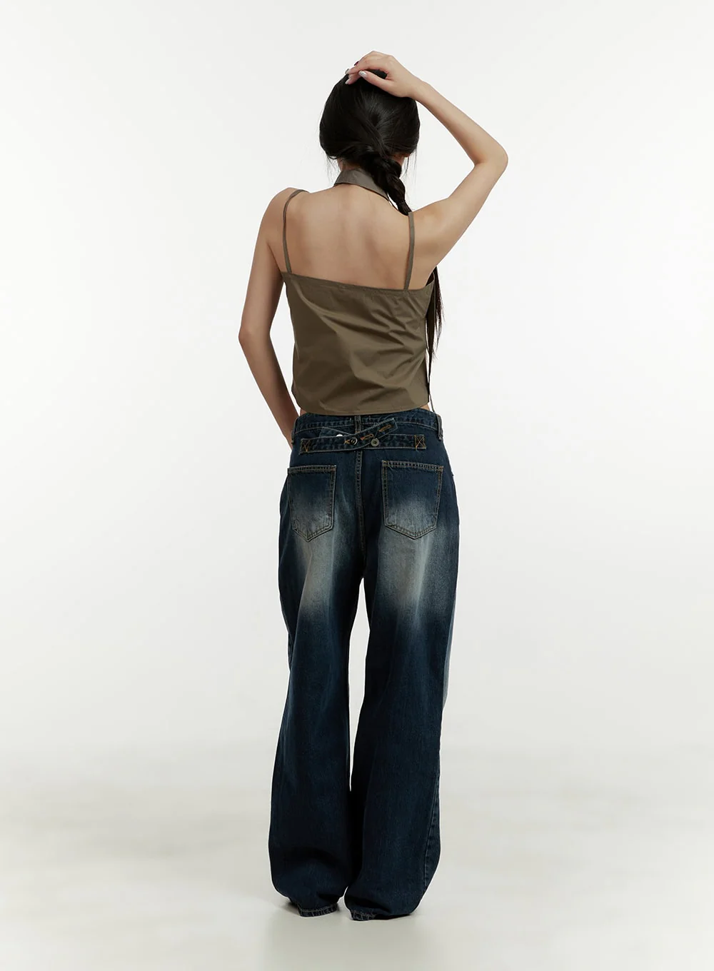 Low Rise Baggy Jeans CY409 - Image 7