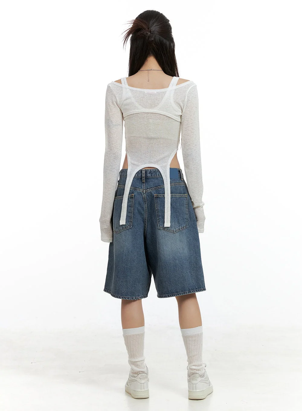 Low Rise Bermuda Jorts CL424 - Image 4