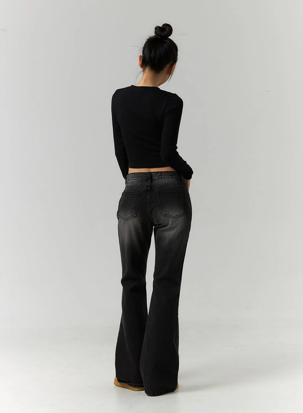 Low Rise Bootcut Jeans CD304 - Image 7
