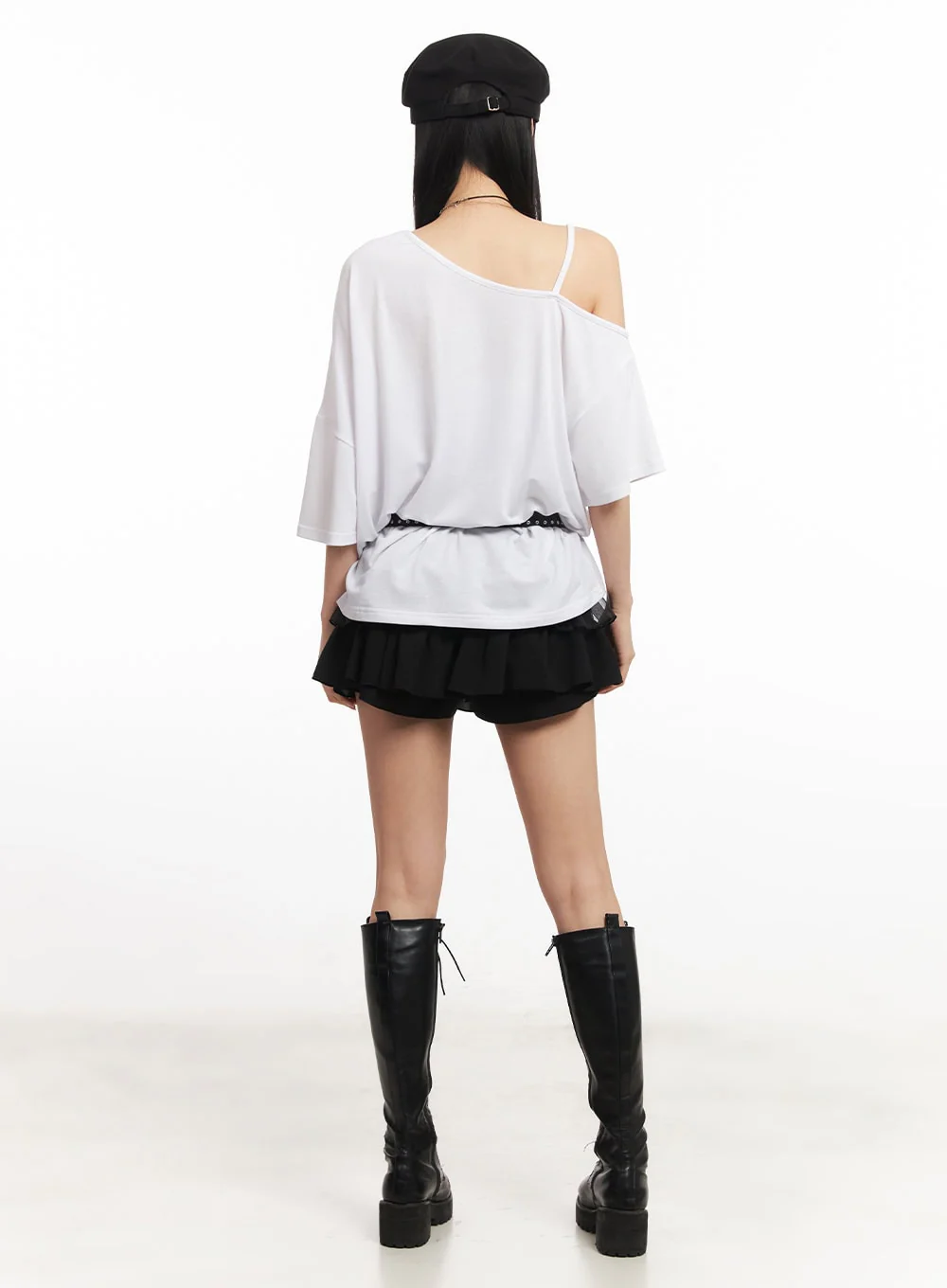 Low-Rise Flirty Ruffle Skirt CA514 - Image 6