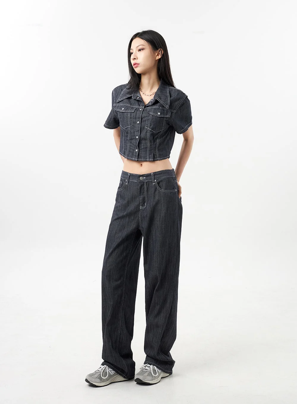 Low Rise Wide Pants CU312 - Image 13