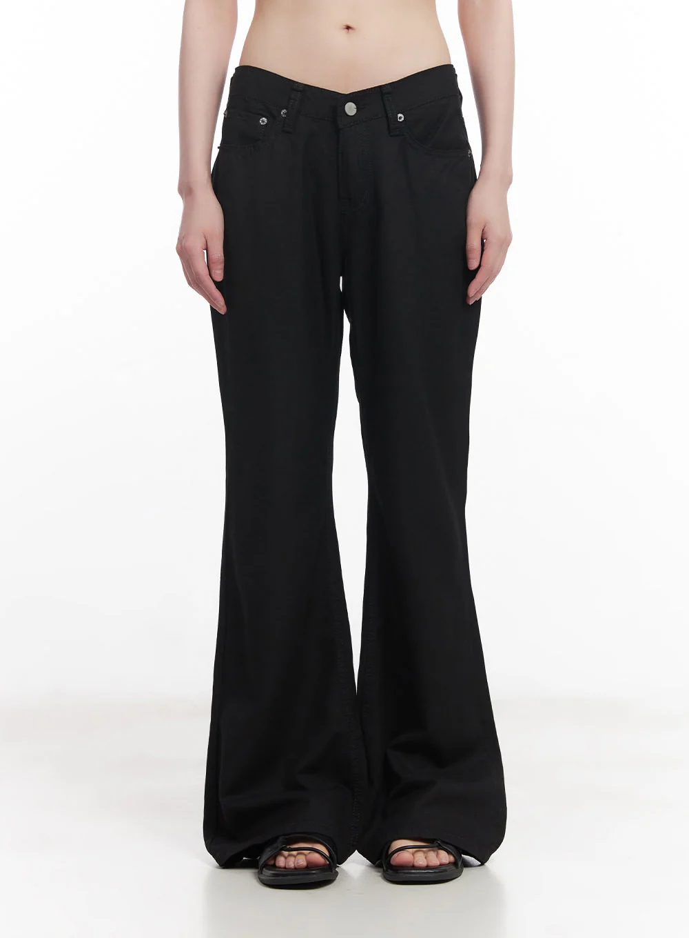 Low-Waist Flared Pants CU505 - Image 2