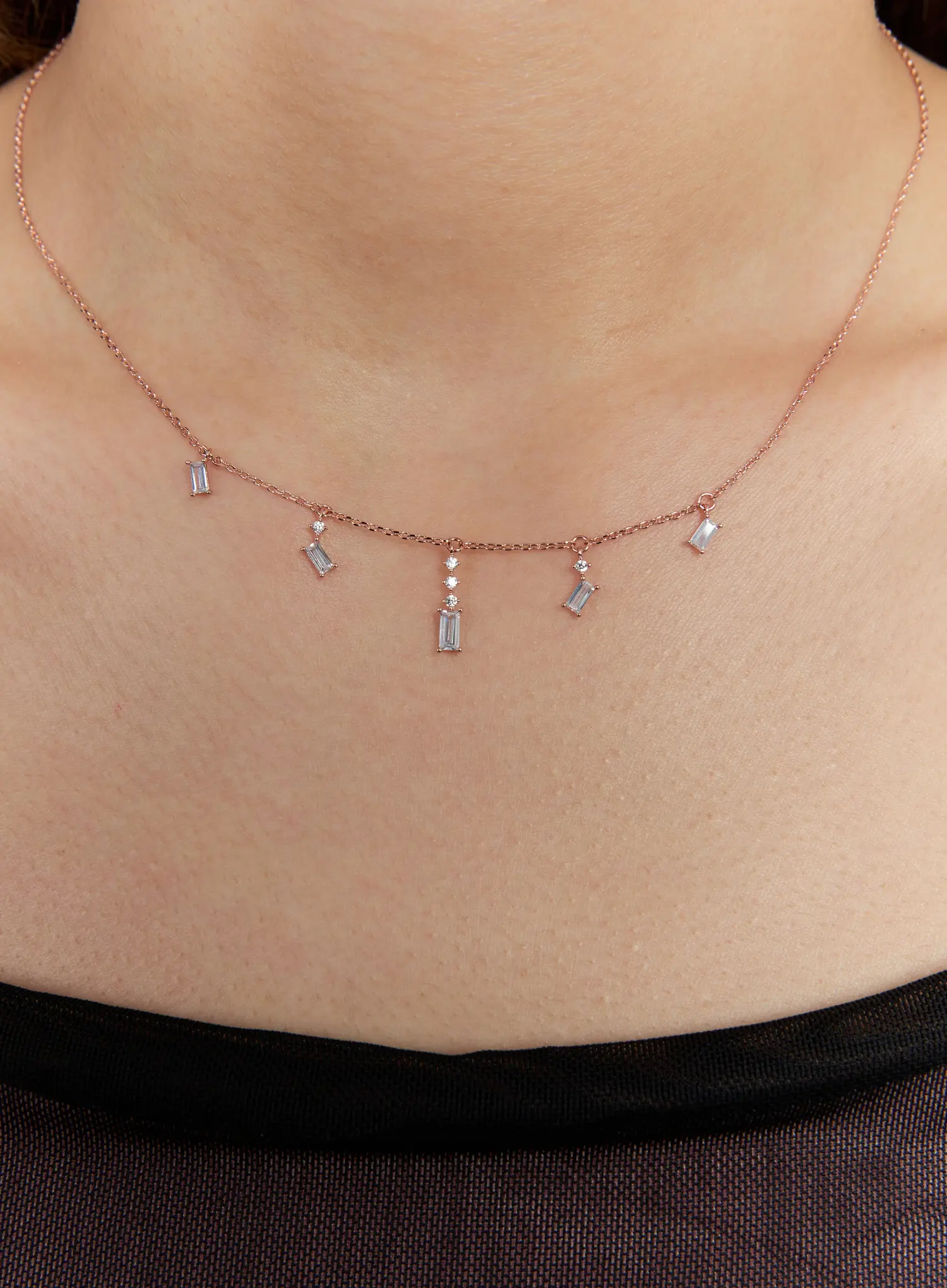 Lucent Charm Necklace IS517 - Image 4