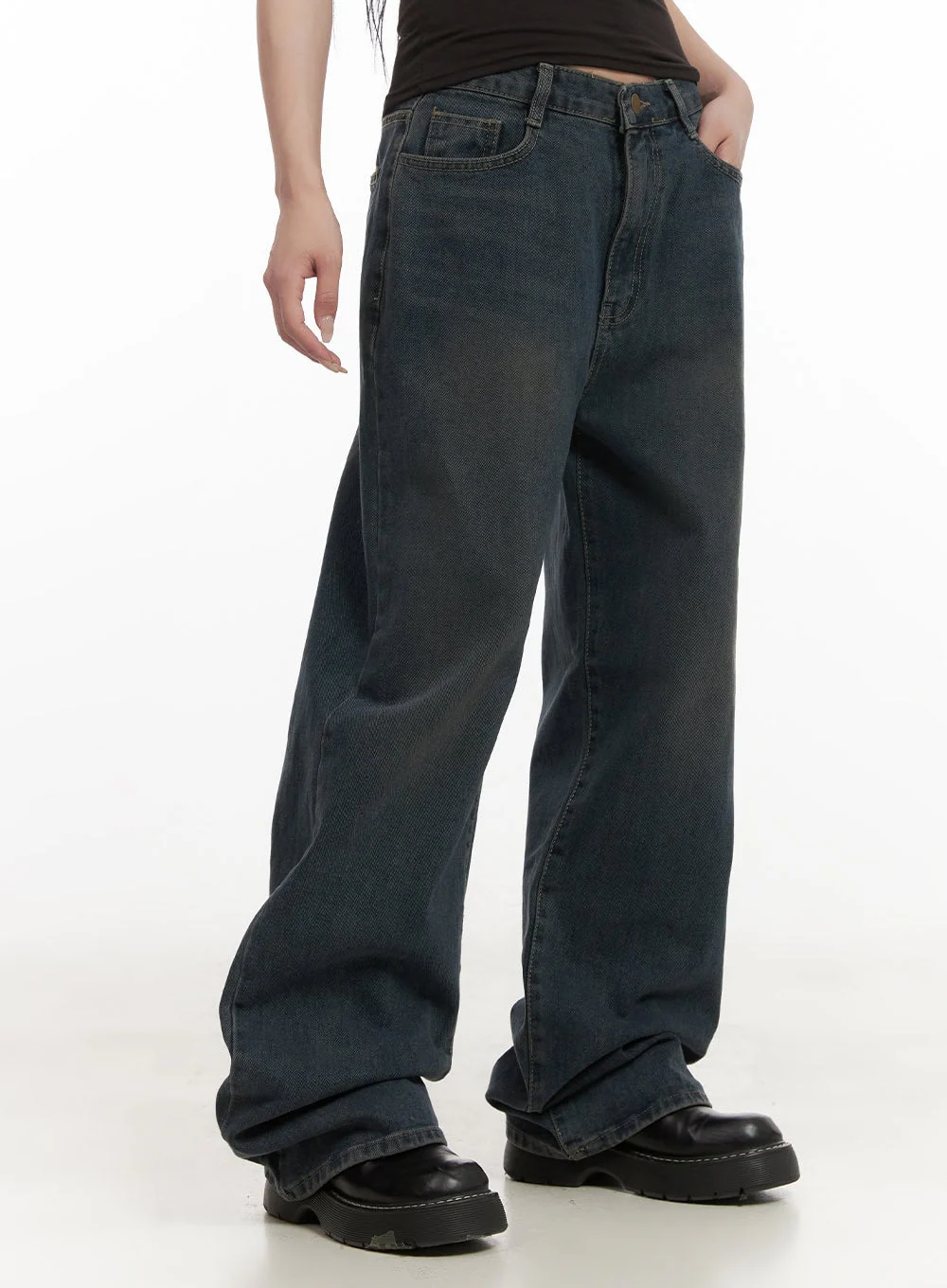 Luna Denim Wide-Leg Jeans CD406