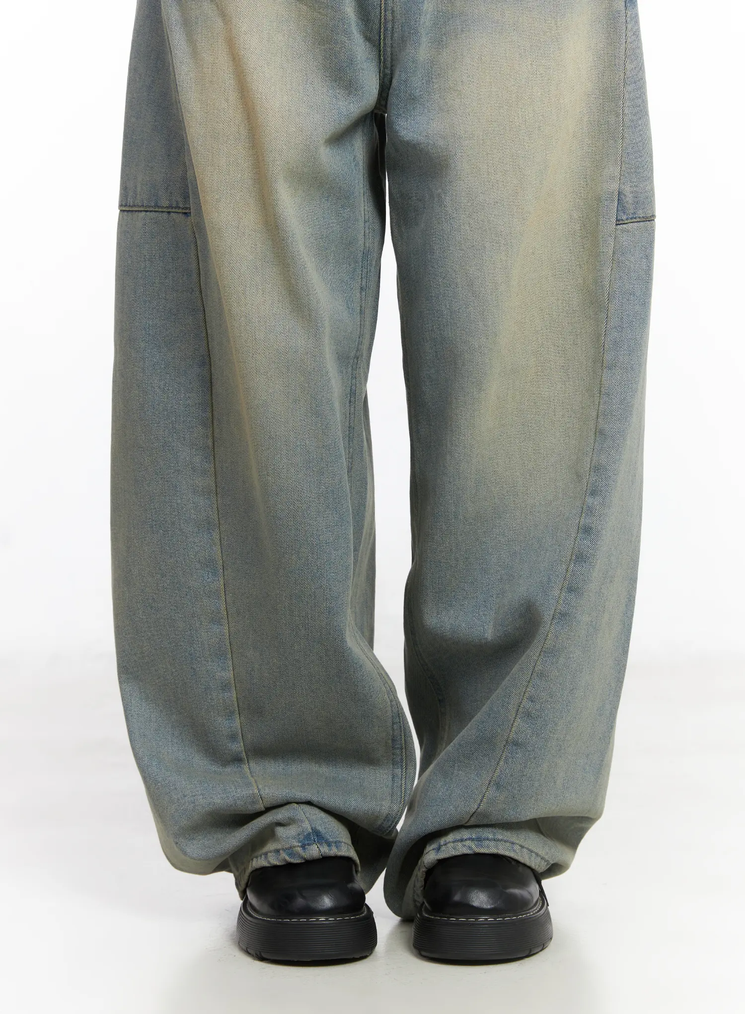 Lyla Washed Wide Leg Jeans CD530 - Image 9