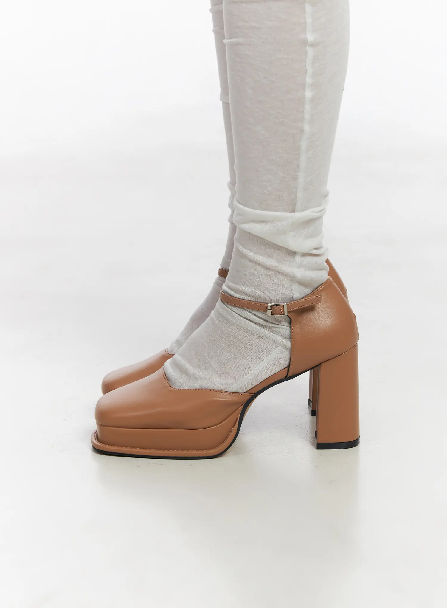 Mary Jane Block Heels CF506 - Image 4