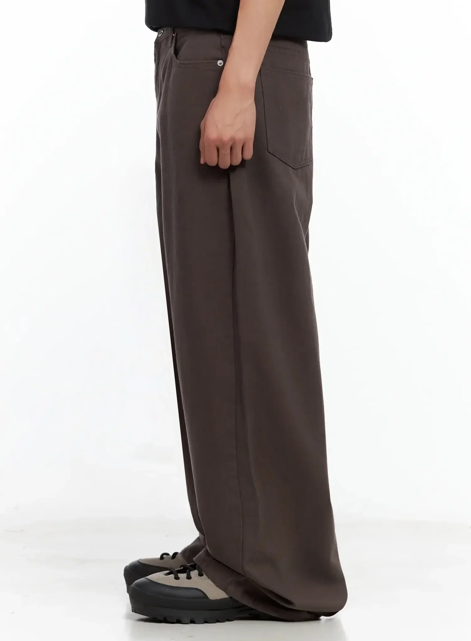 Men's Baggy Wide-Fit Pants IL516 - Image 5