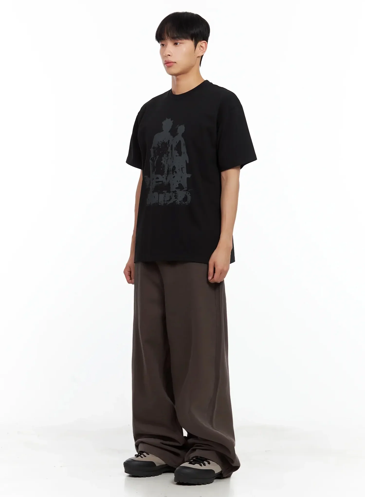 Men's Baggy Wide-Fit Pants IL516 - Image 9