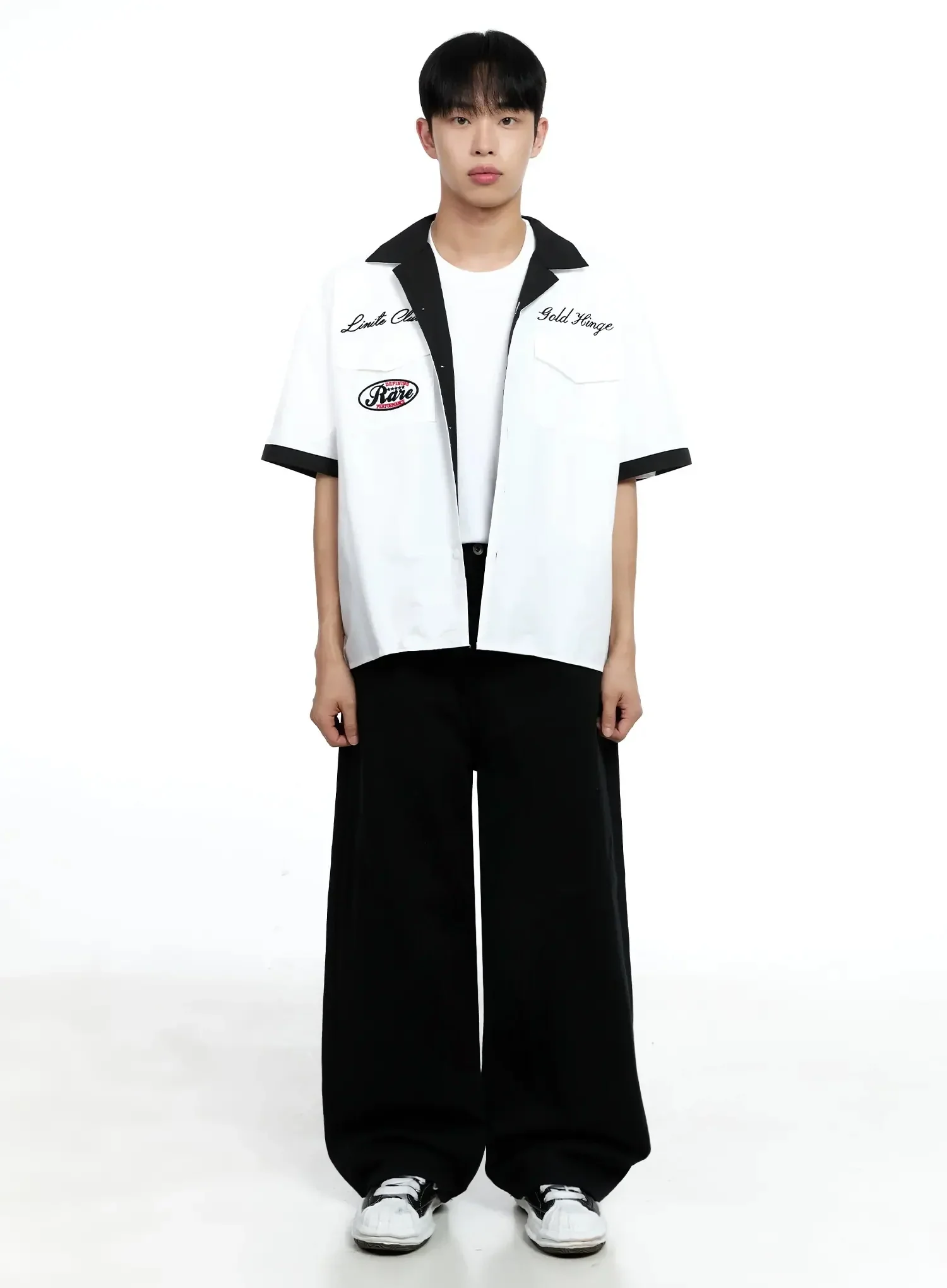 Men's Basic Wide-Leg Pants IG520 - Image 3