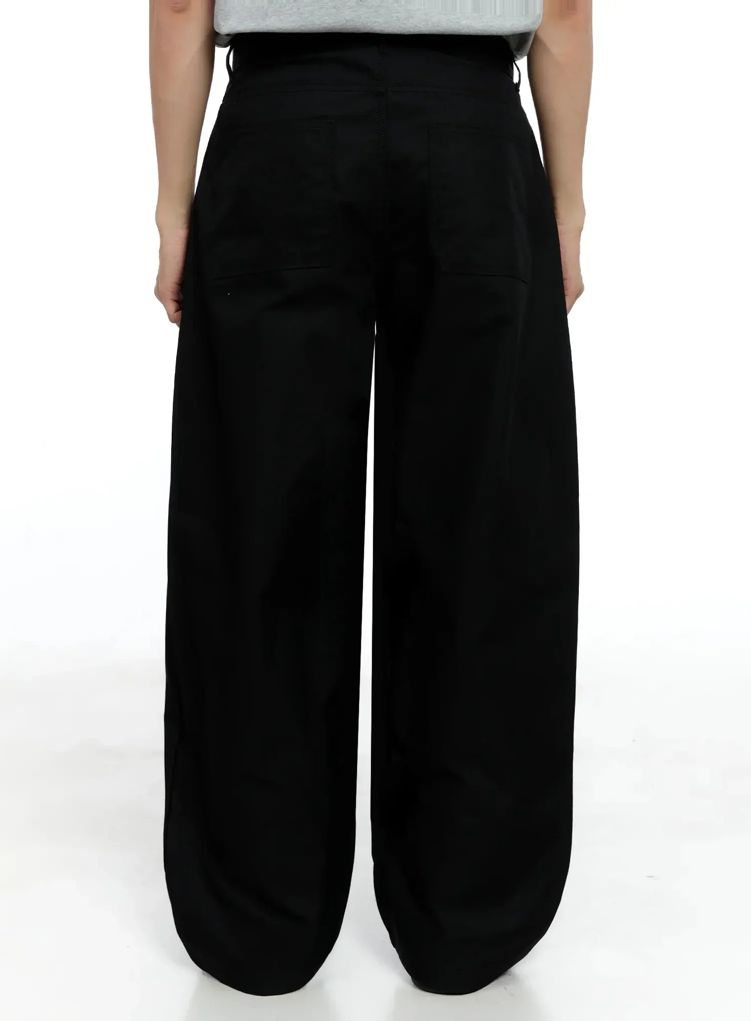 Men's Basic Wide-Leg Pants IG520 - Image 6