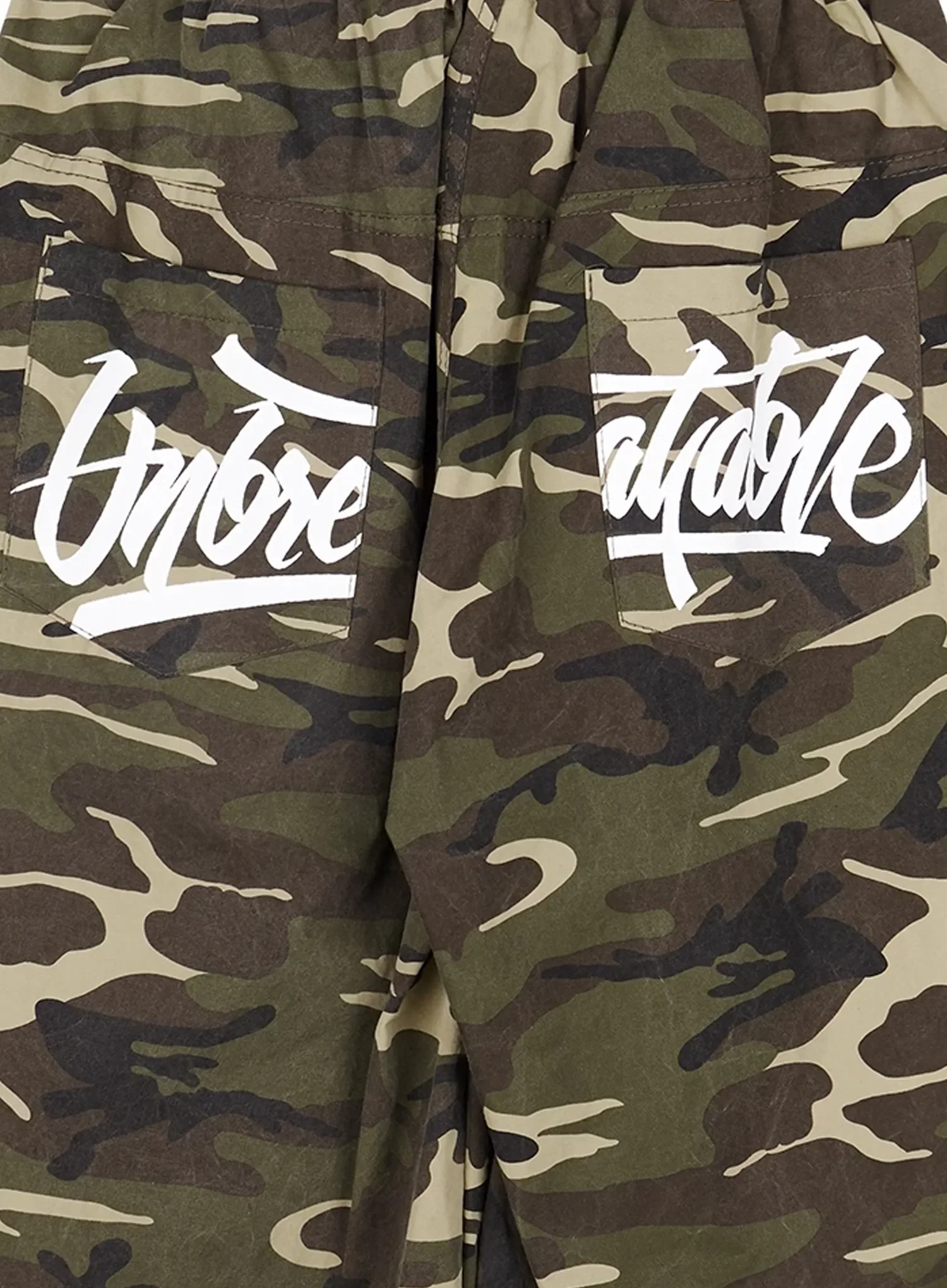 Men's Camo Bermuda Shorts (Dark Green) IY513 - Image 3
