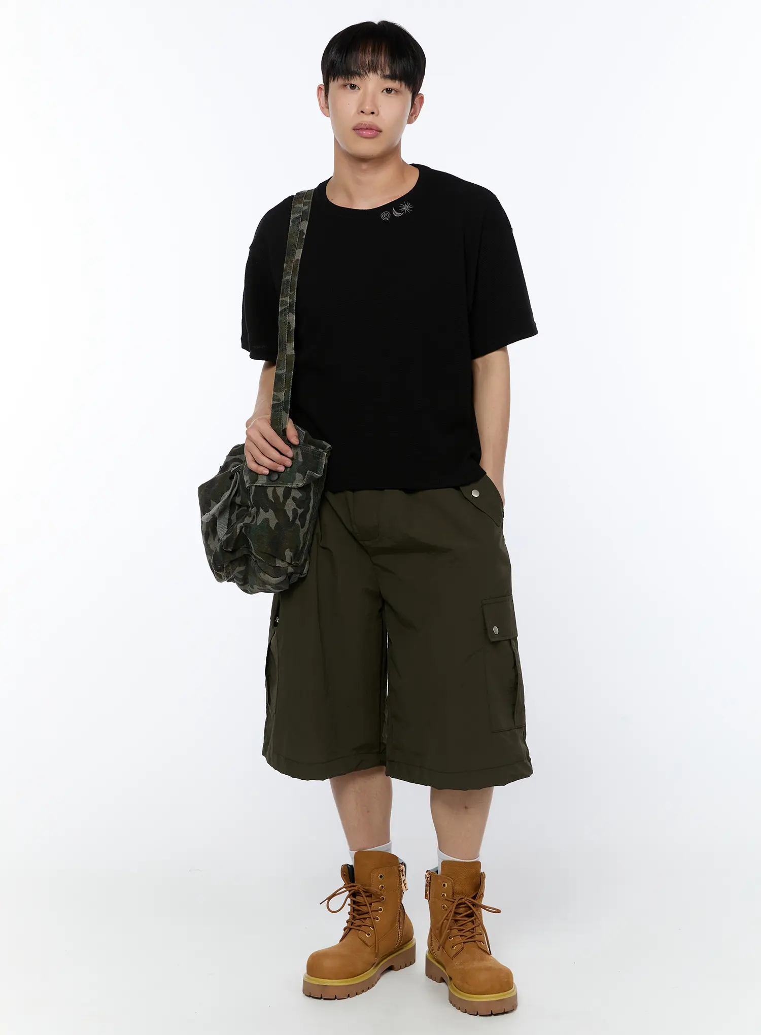 Men's Camouflage Crossbody Bag IA520 - Image 4