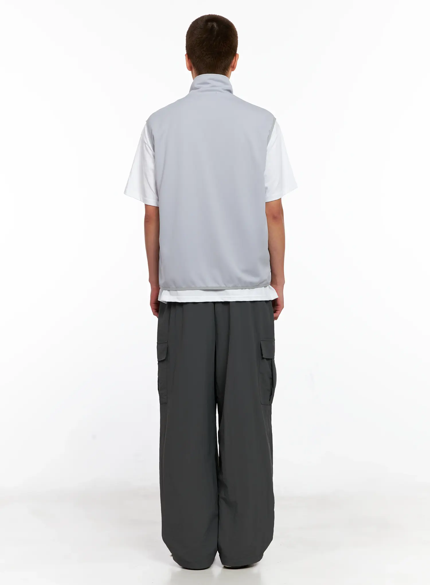 Men's Cargo Drawstring Pants IG508 - Image 11
