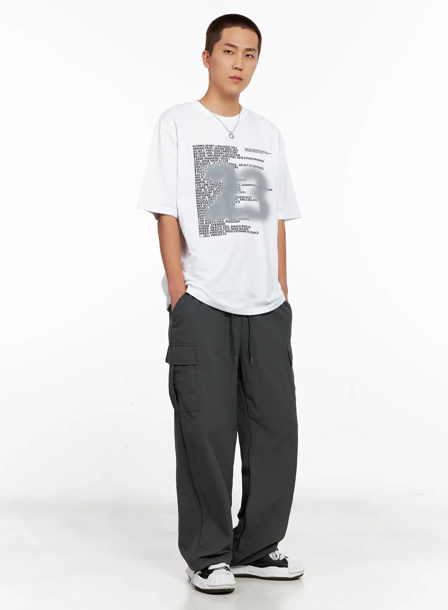 Men's Cargo Drawstring Pants IG508 - Image 12