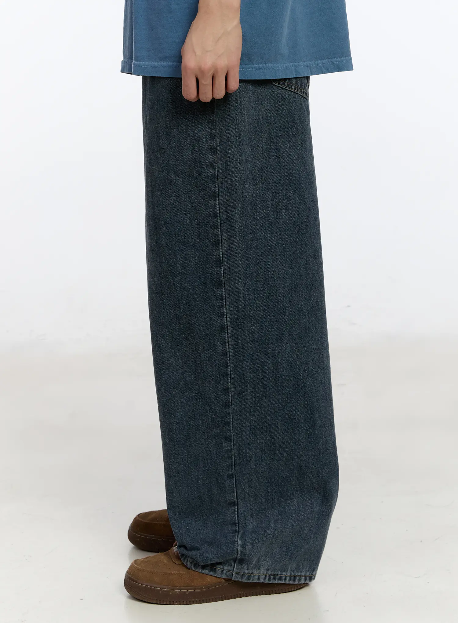 Men's Casual Baggy Jeans IA508 - Image 6