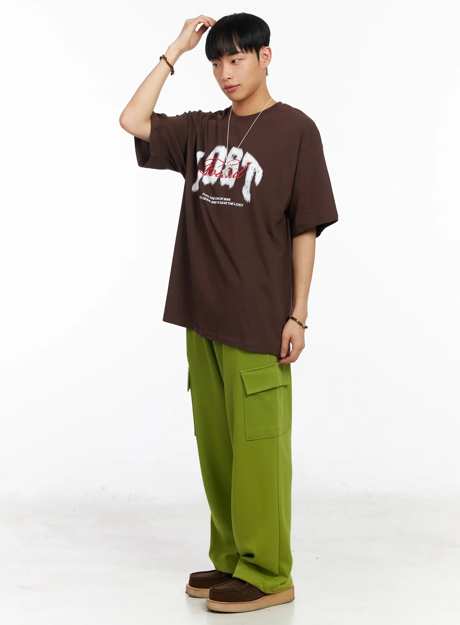 Men's Casual Crewneck Graphic Tee IA501 - Image 6