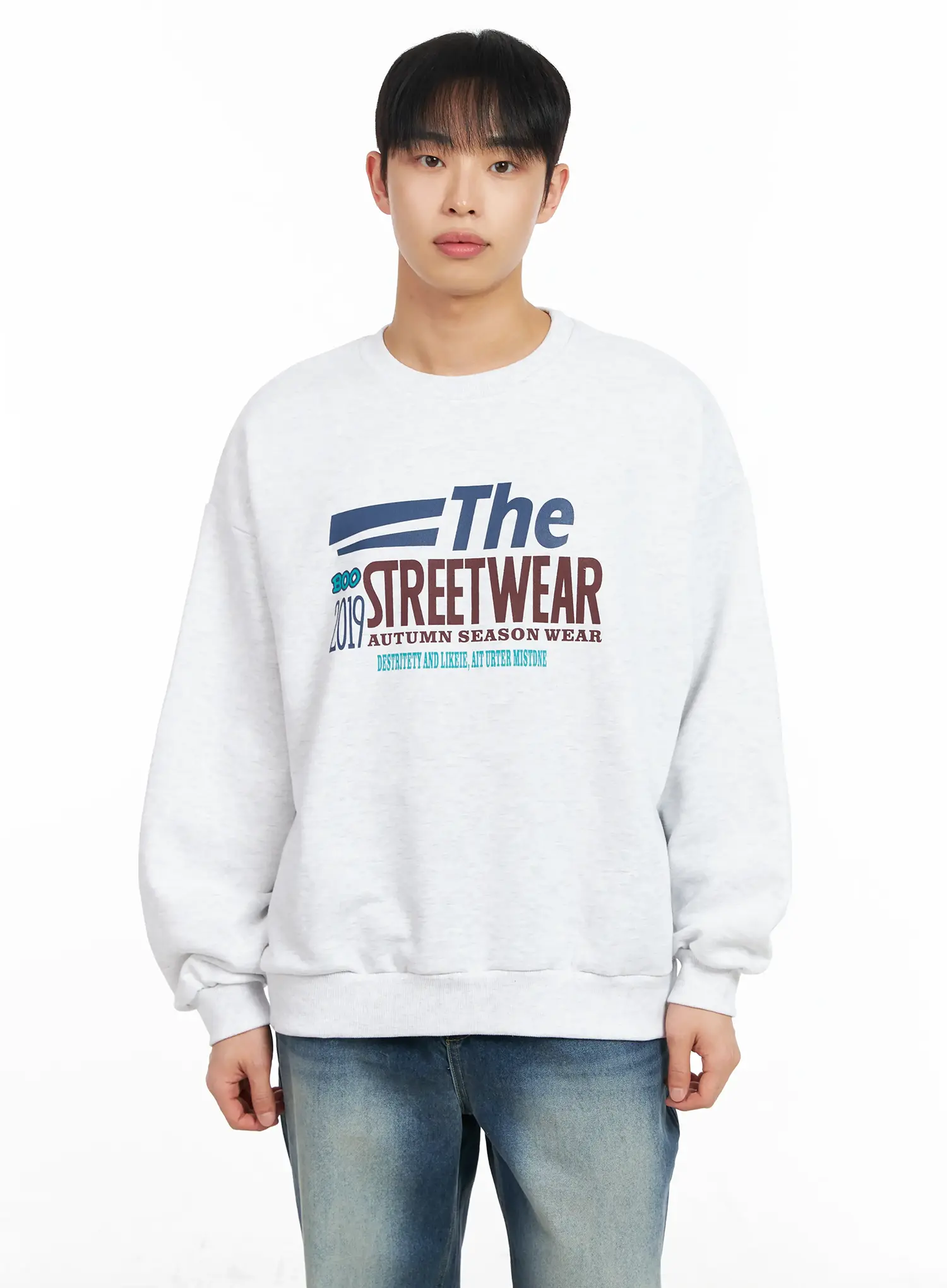 Men's Casual Graphic Crewneck Sweatshirt IM511 - Image 6
