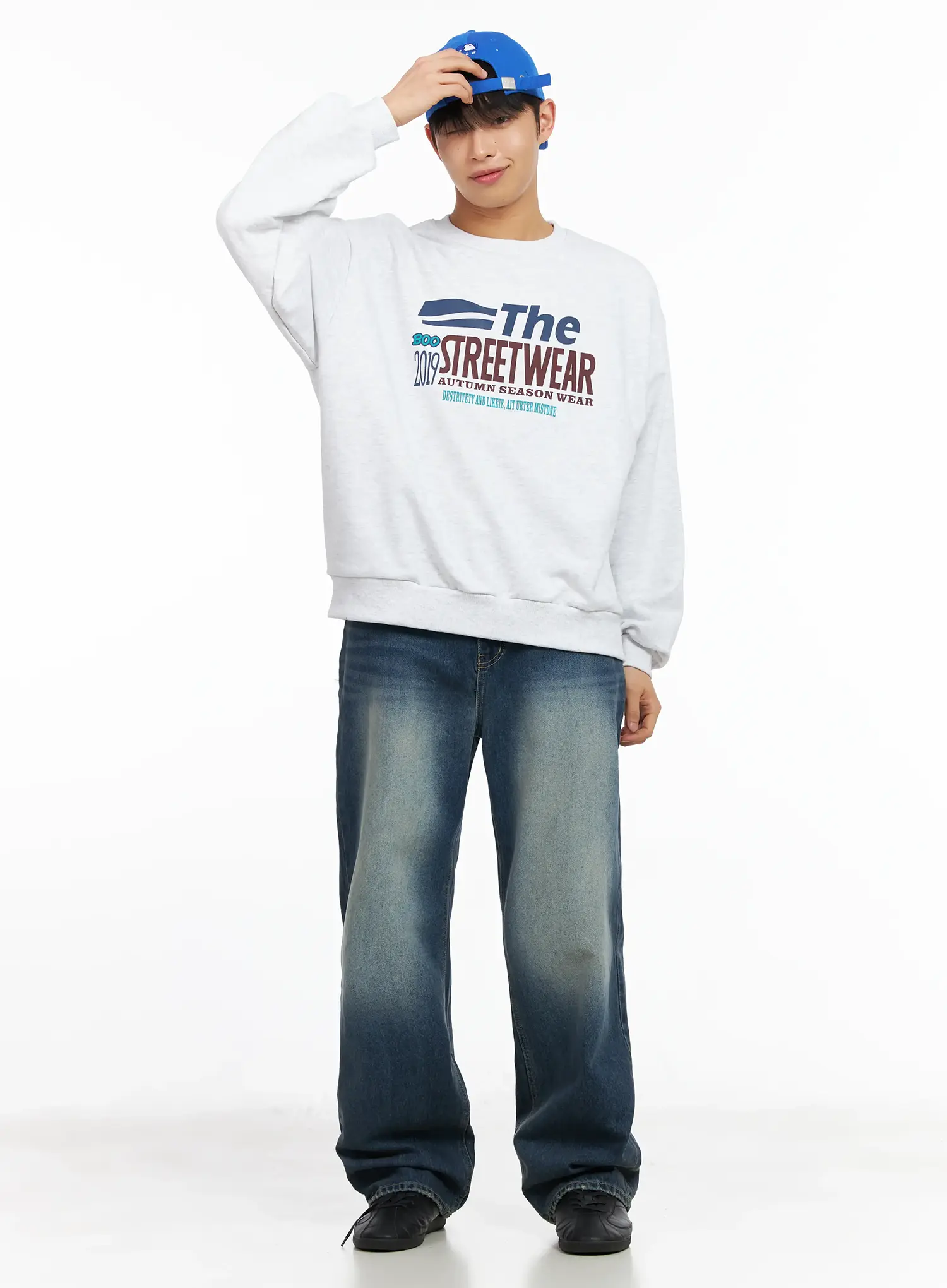 Men's Casual Graphic Crewneck Sweatshirt IM511 - Image 8