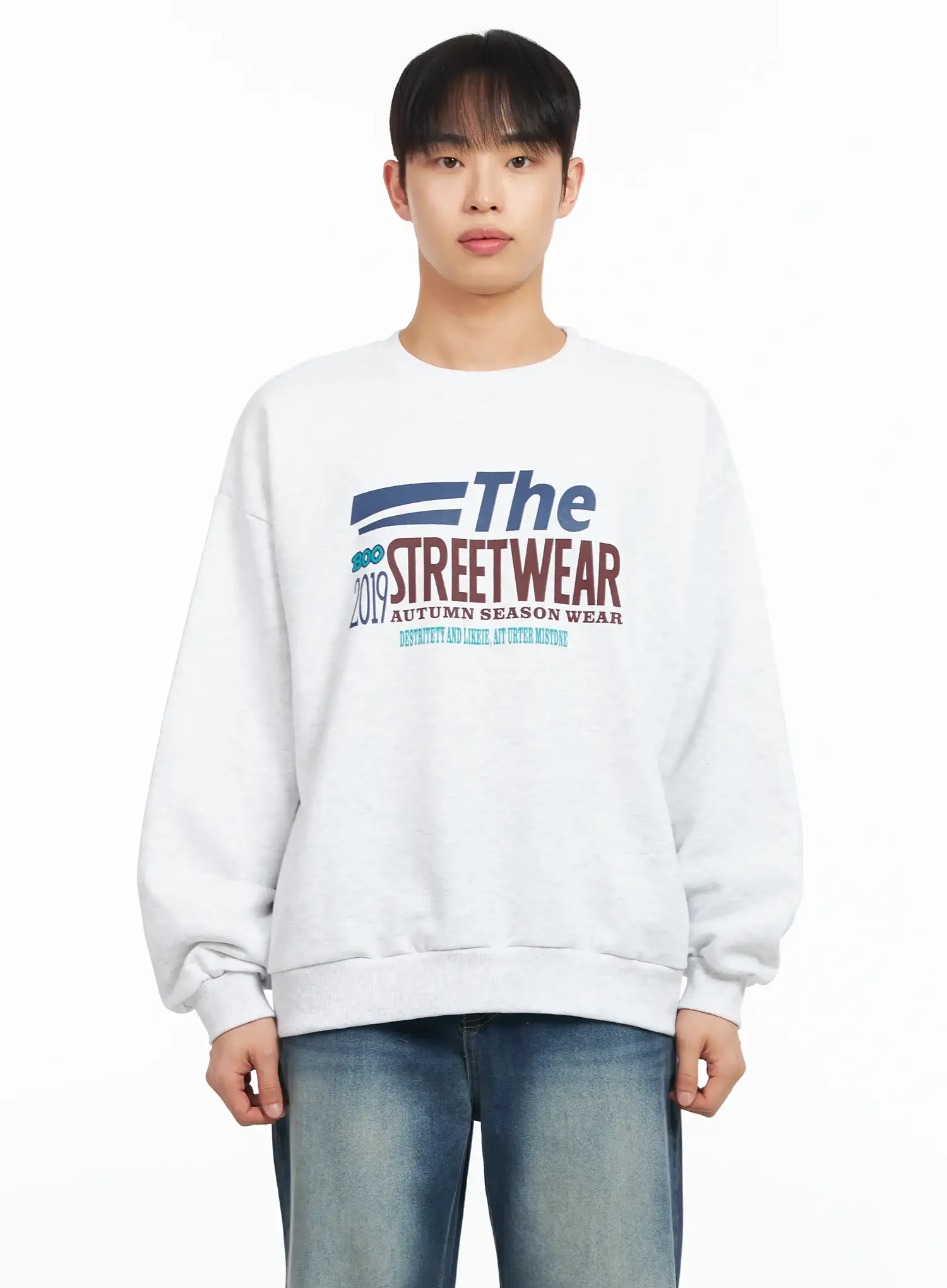 Men's Casual Graphic Crewneck Sweatshirt IM511 - Image 9