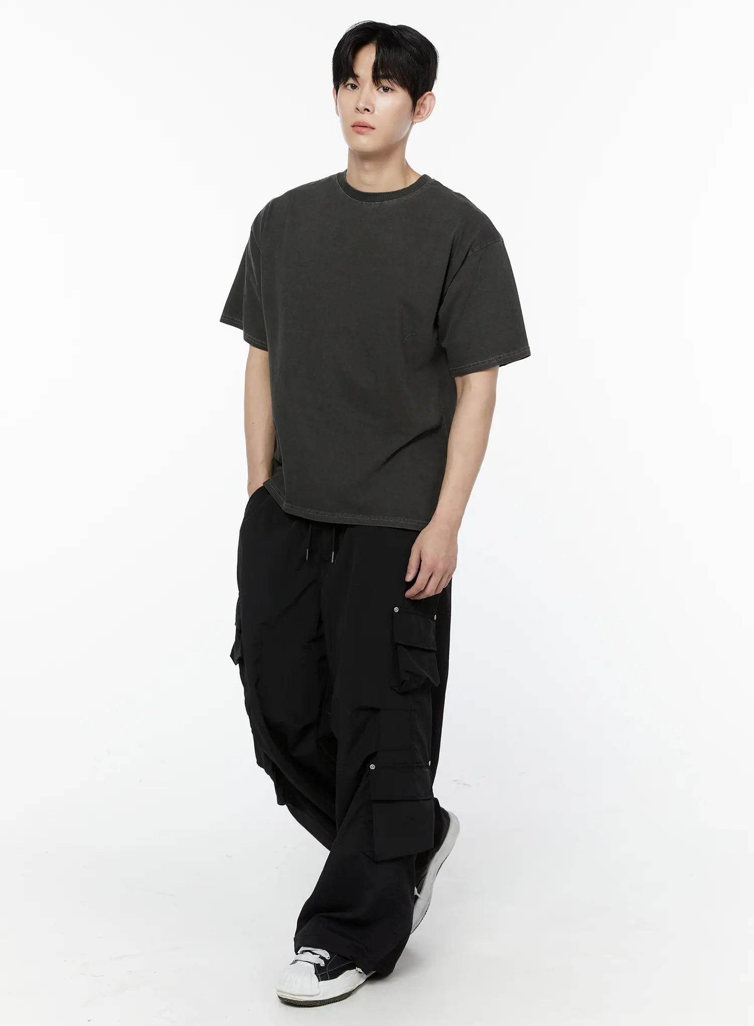 Men's Casual Round Neck T-Shirt IA527 - Image 2