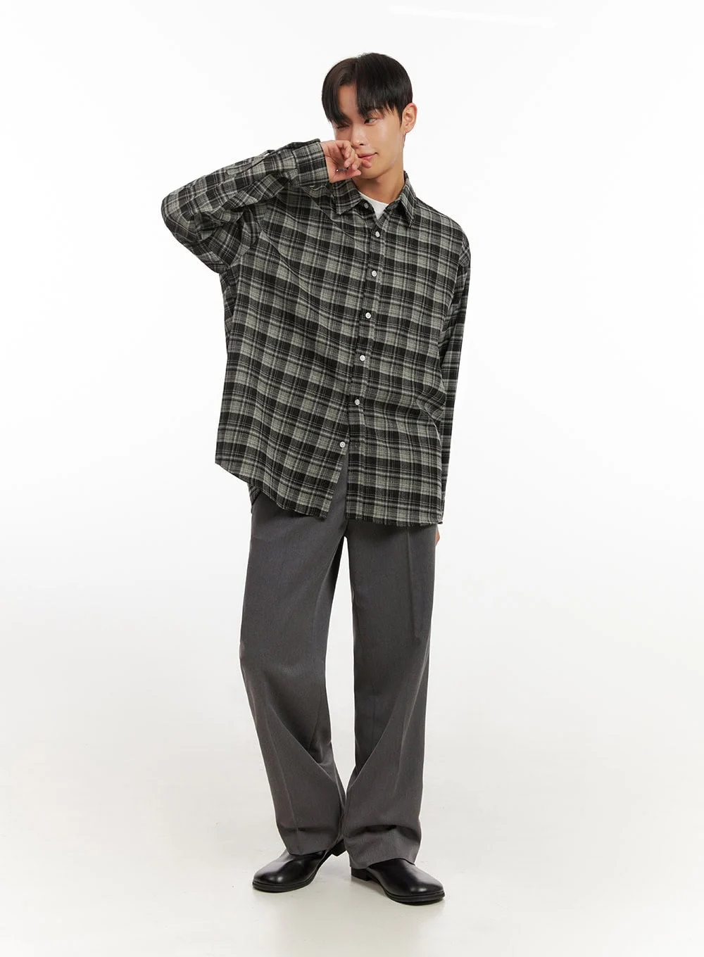 Men's Checkered Flannel ID406 - Image 5