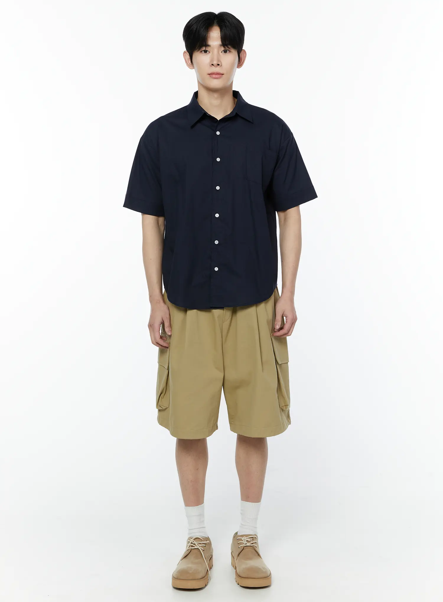 Men's Classic Button-Up Shirt IA530 - Image 3