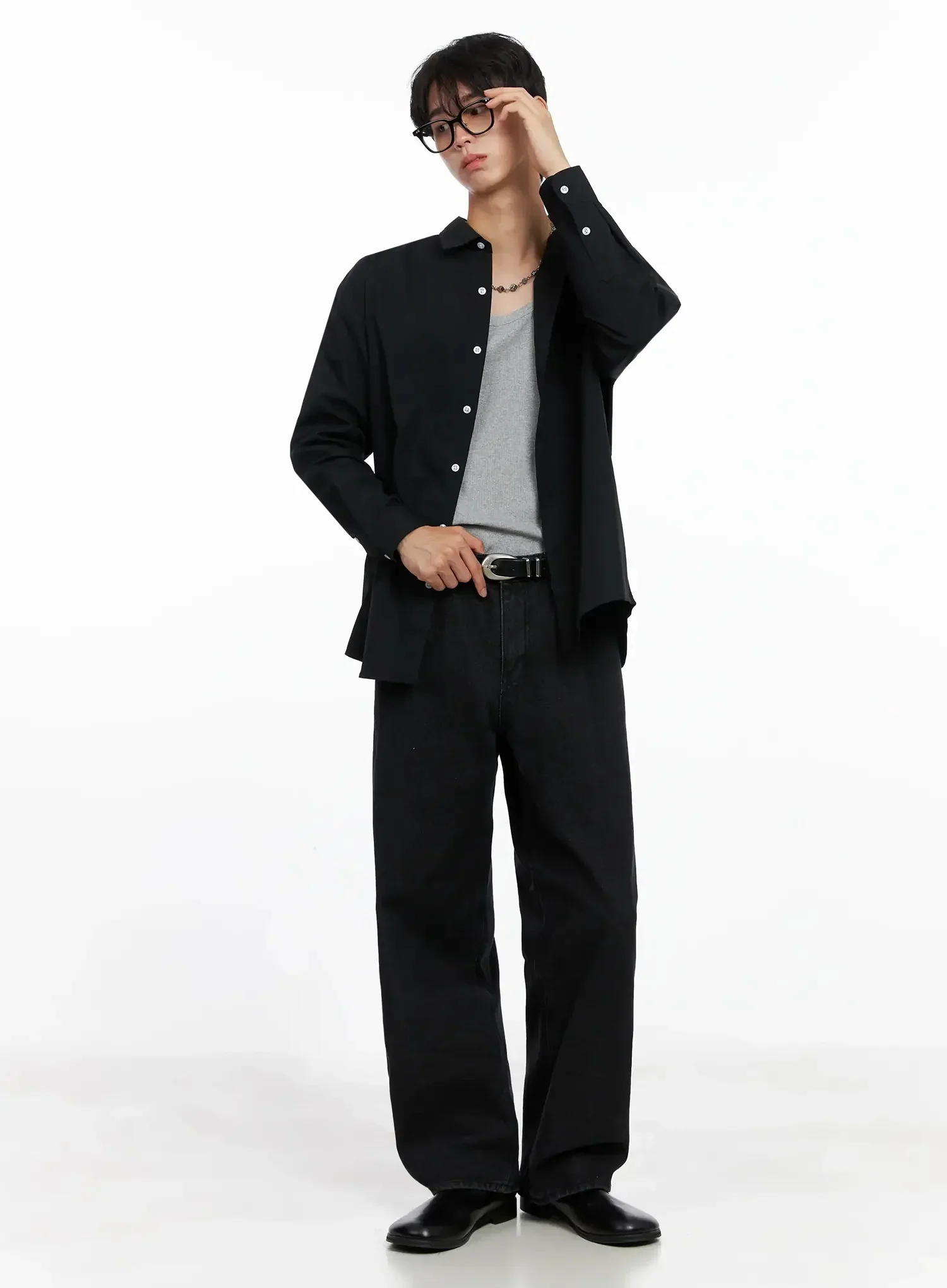 Men's Classic Button-Up Shirt IO517 - Image 13