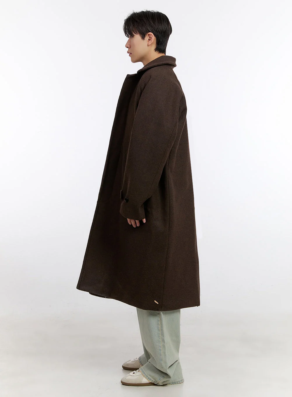 Men's Classic Trench Coat IF528 - Image 11