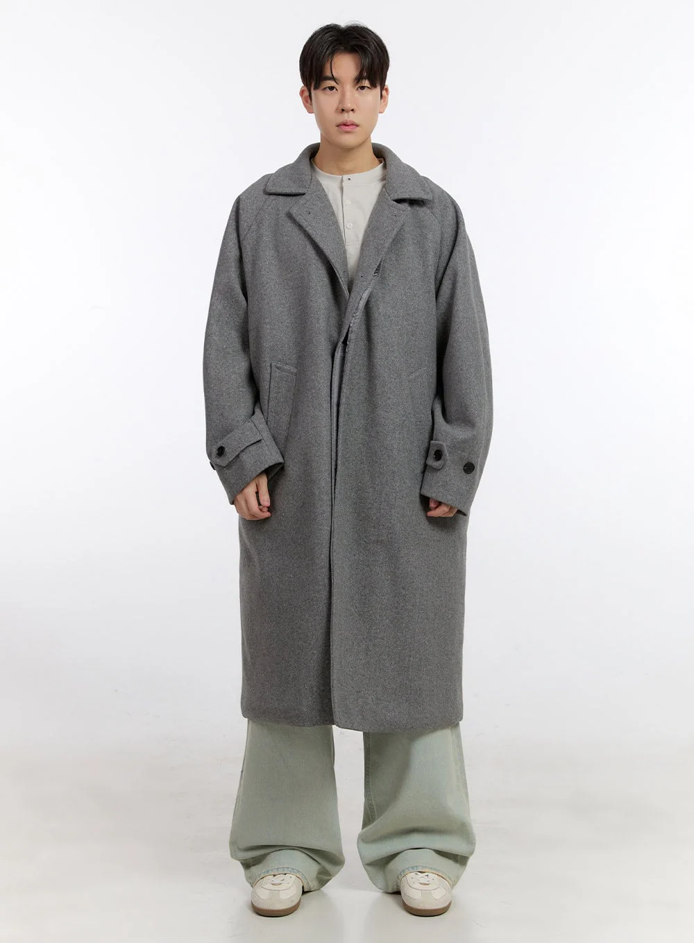 Men's Classic Trench Coat IF528 - Image 14