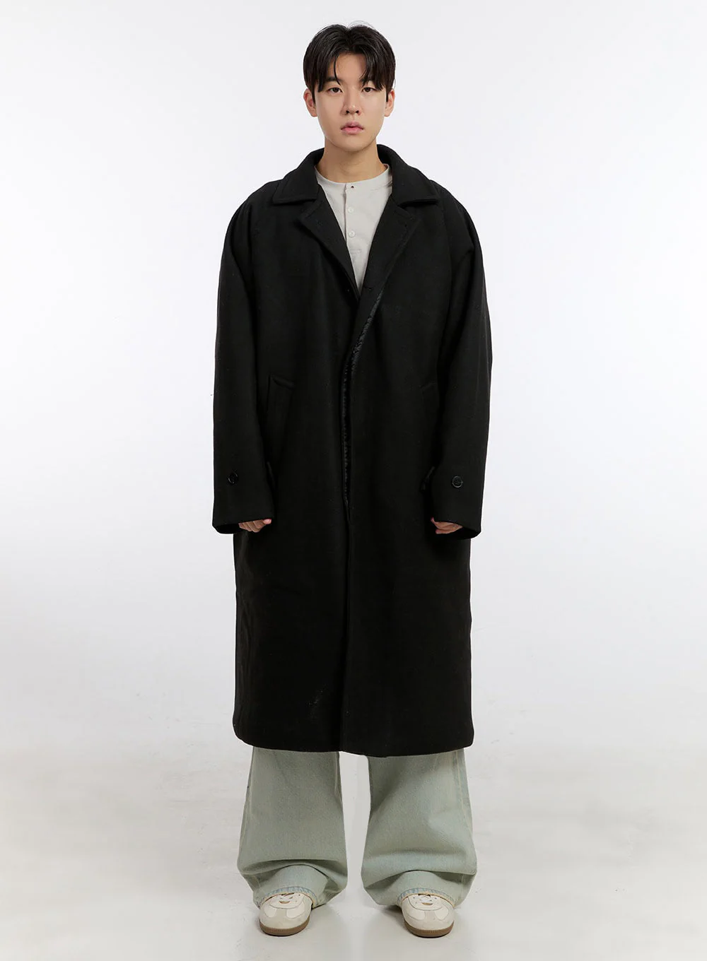 Men's Classic Trench Coat IF528 - Image 15