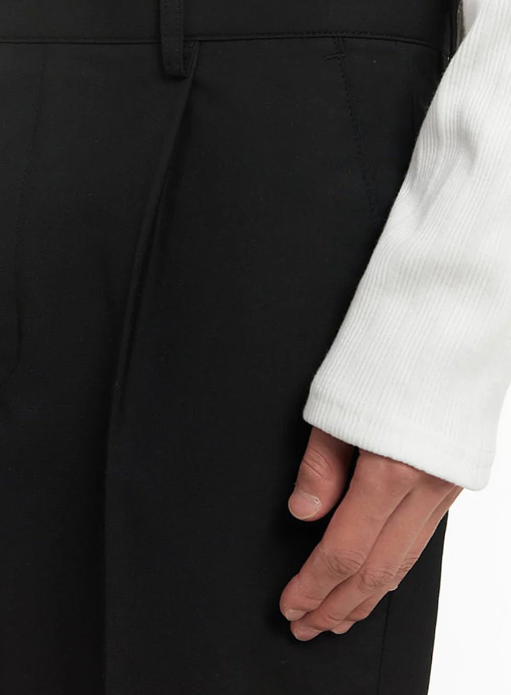 Men's Classic Wide-Leg Slacks IA511 - Image 4