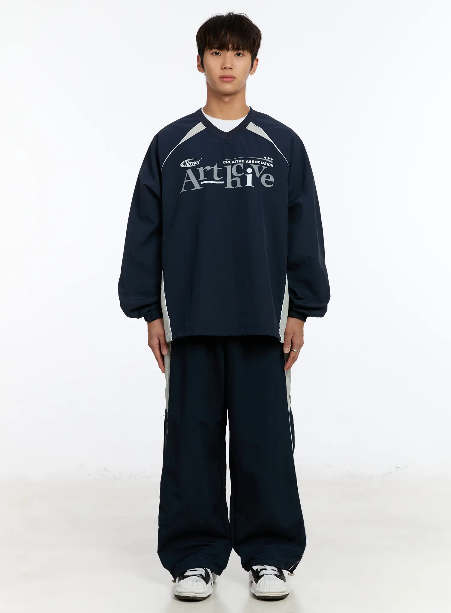 Men's Contrast Track Pants IM530 - Image 4