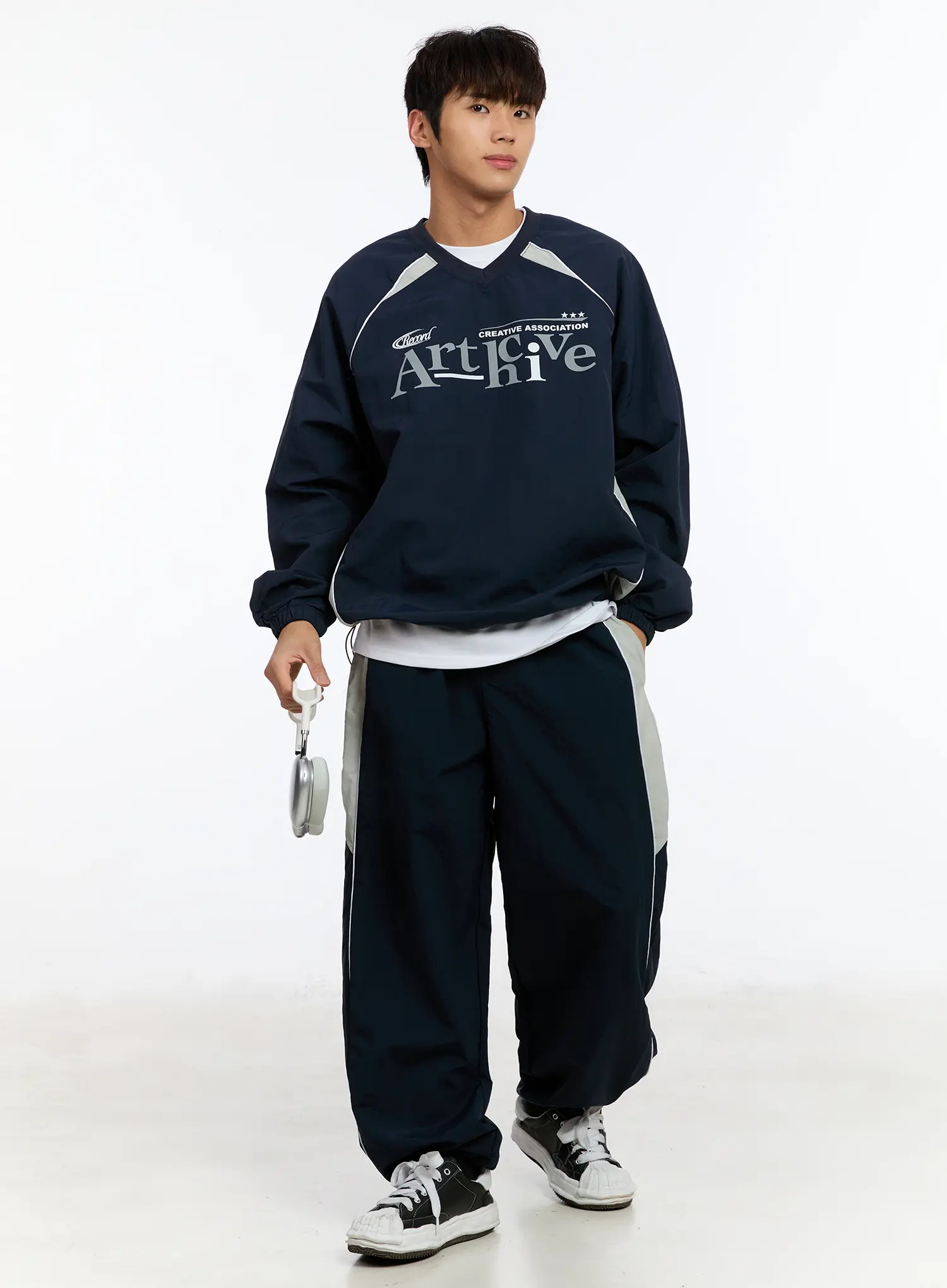 Men's Contrast Track Pants IM530 - Image 8