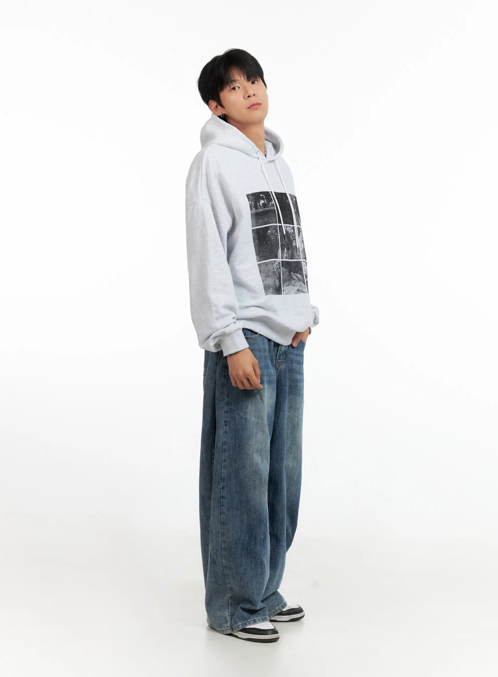 Men's Cotton Graphic Hoodie IG402 - Image 8