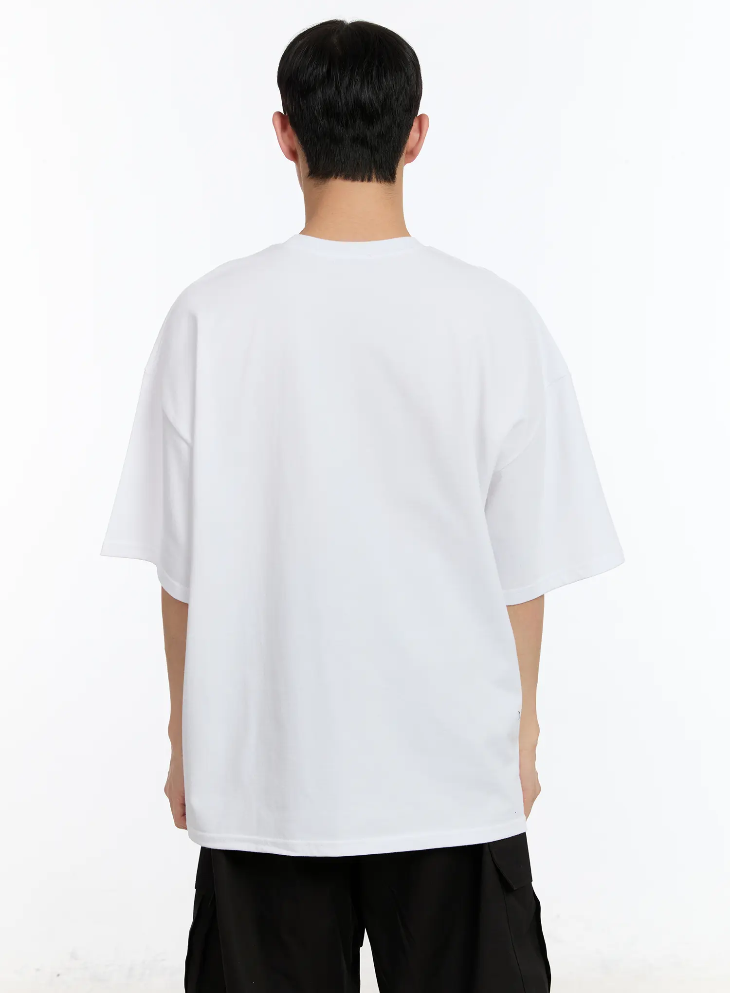 Men's Cotton Graphic Short Sleeve Tee IA507 - Image 5
