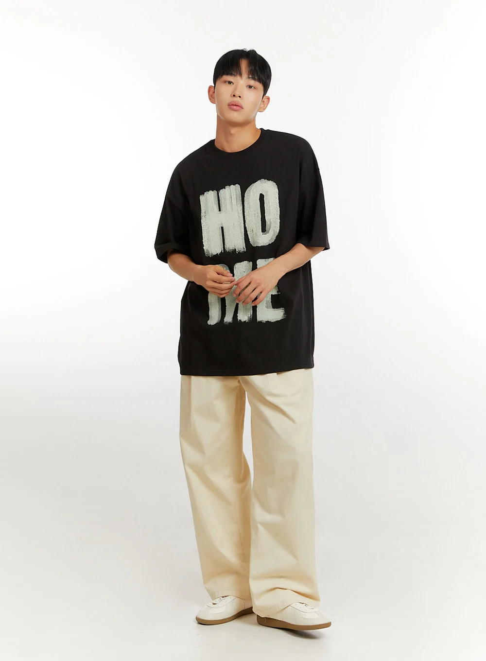 Men's Cotton Wide Fit Pants IU426 - Image 3