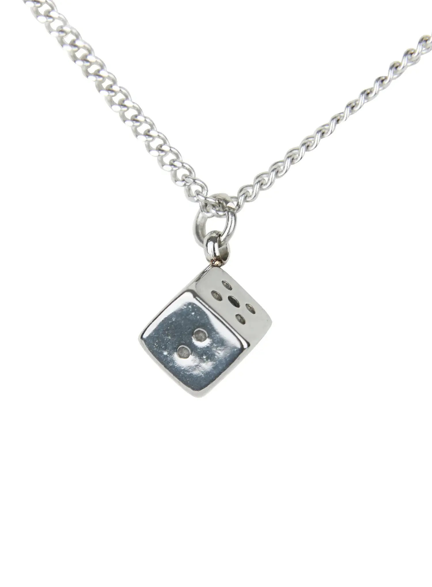 Men's Cube Necklace IS529 - Image 8