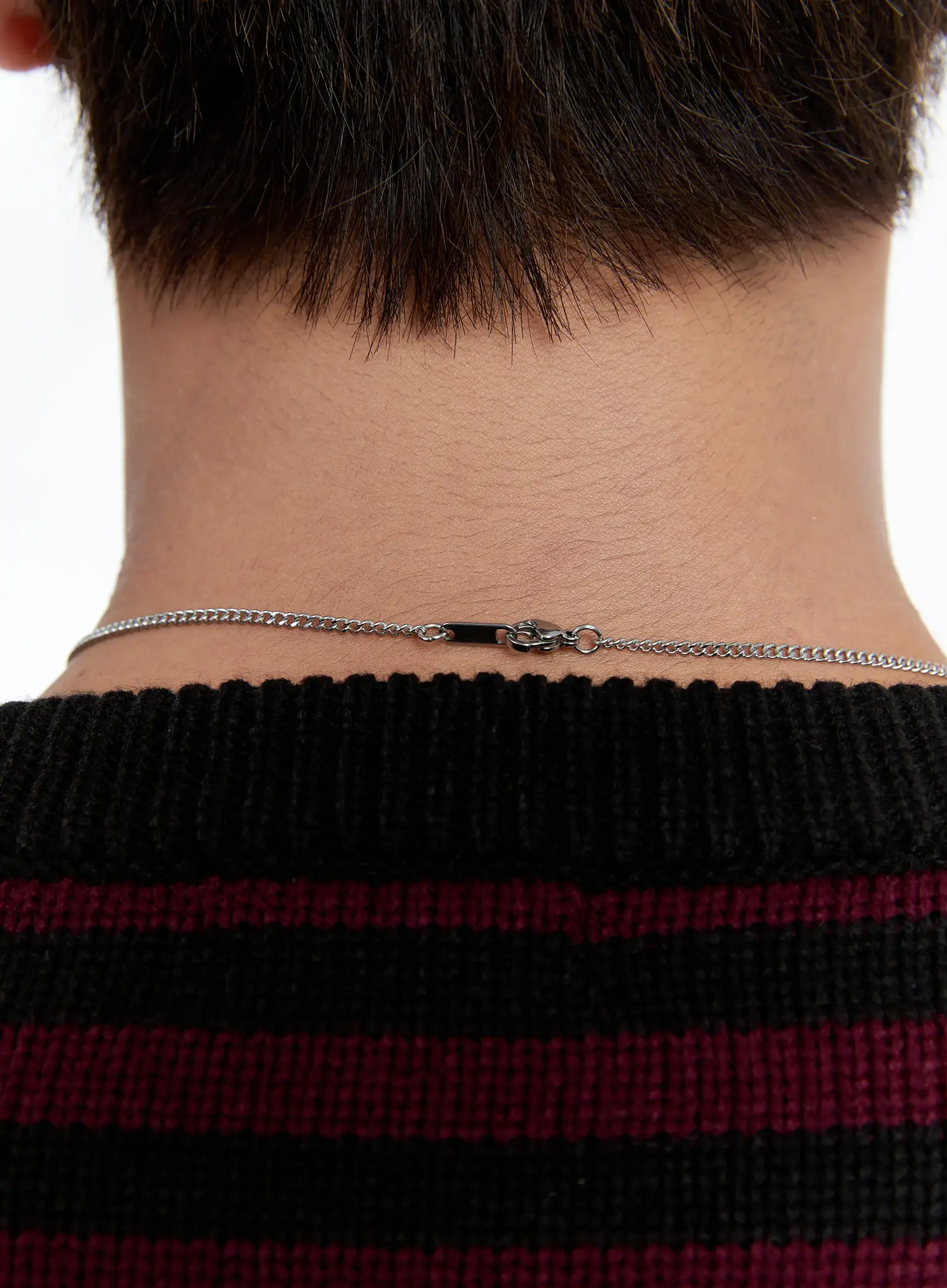Men's Cube Necklace IS529 - Image 9