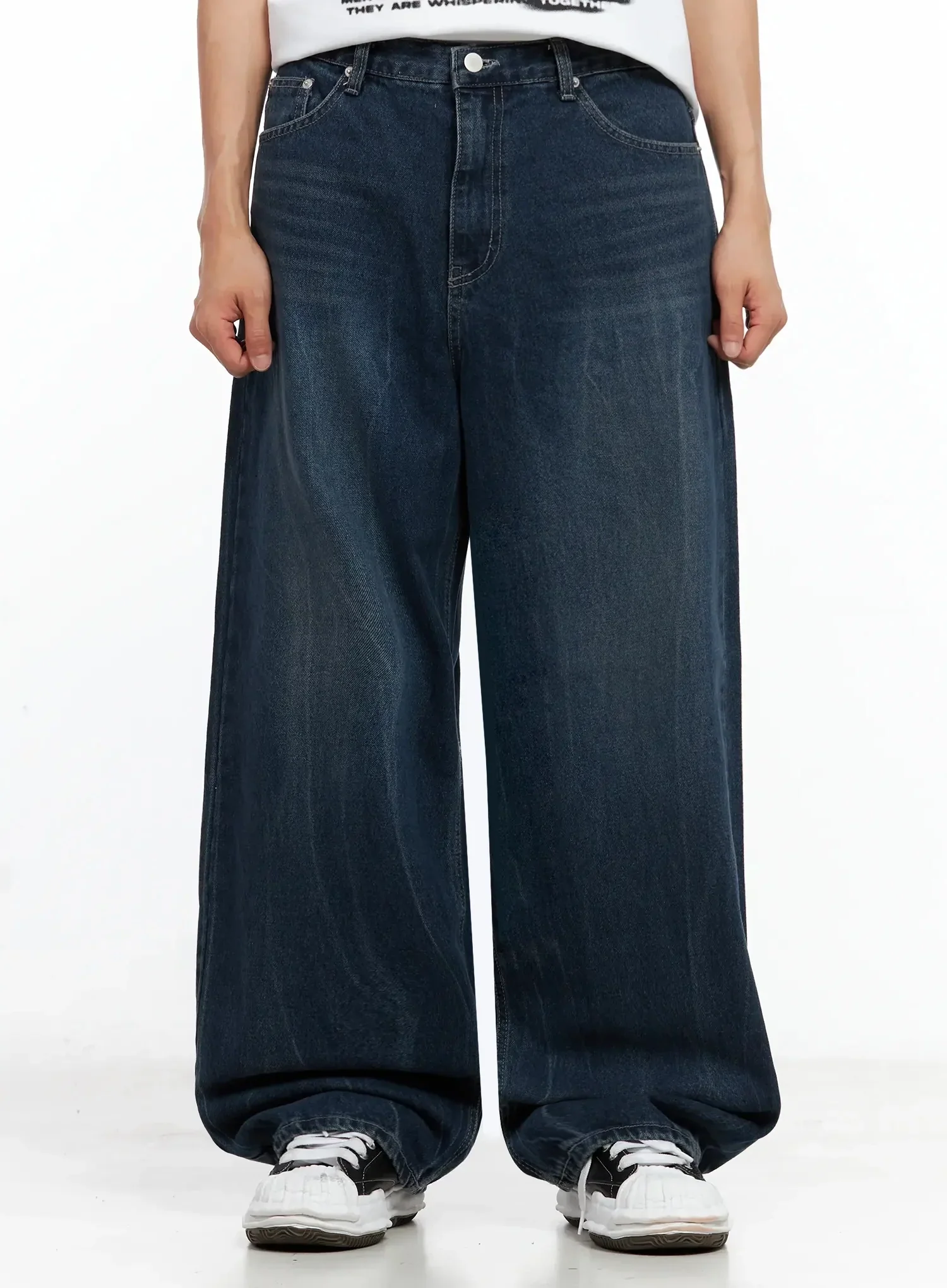 Men's Dark-Wash Vintage Jeans IL516